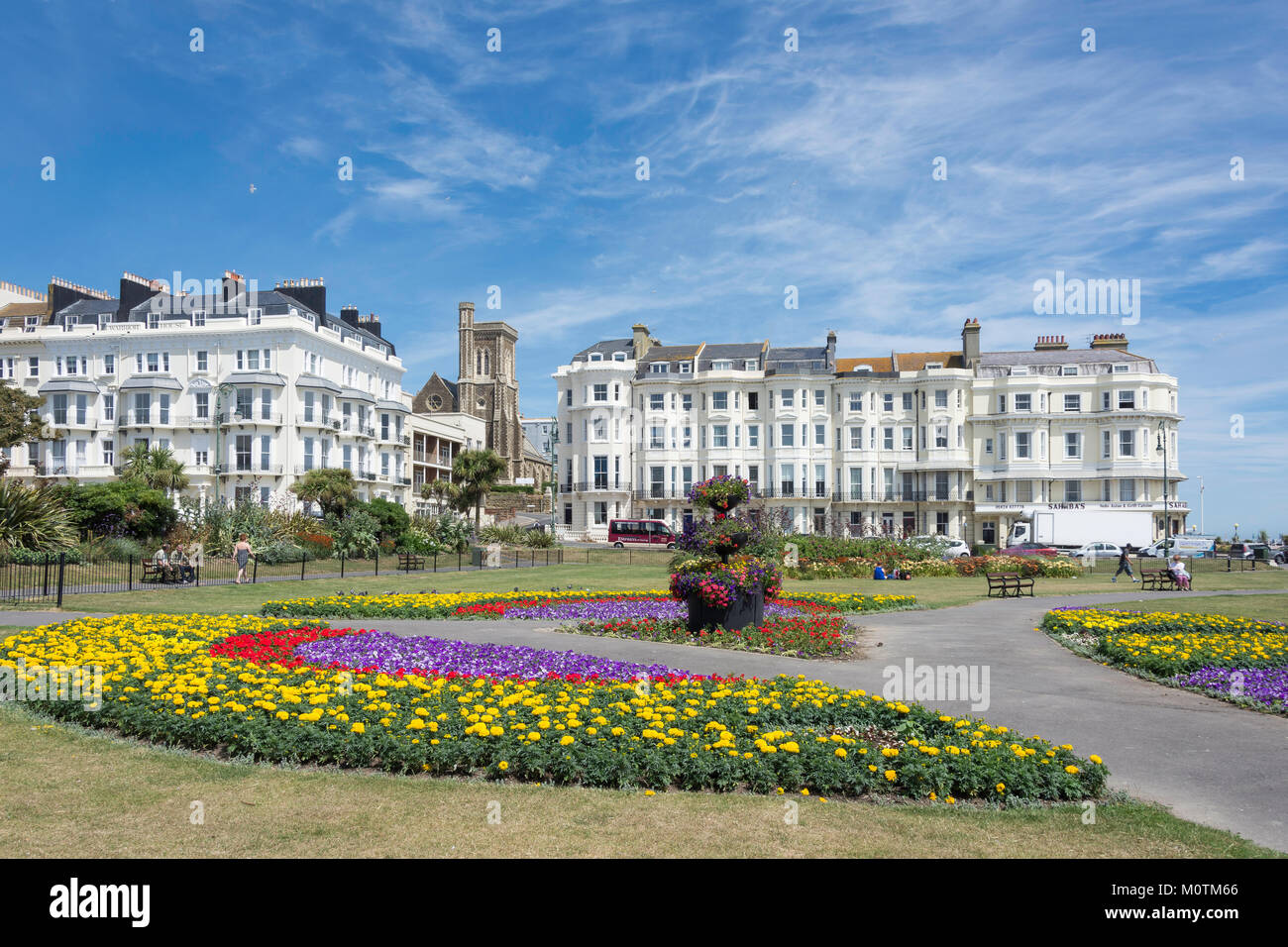 Warrior Square Gardens, St Leonards-on-Sea, Hastings, East Sussex, England, Vereinigtes Königreich Stockfoto