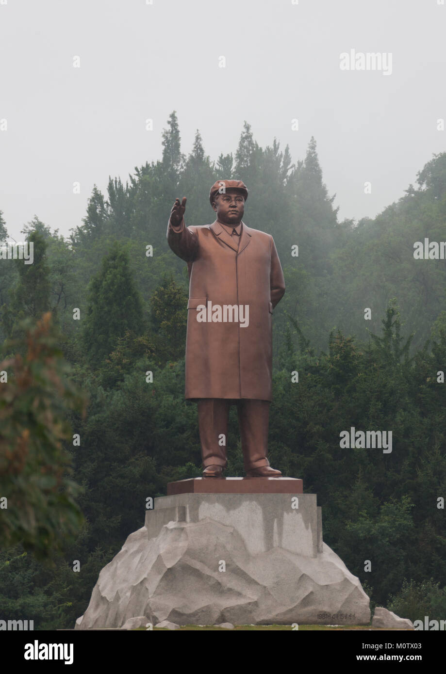 Lieben Führer Kim Il Sung Statue, Provinzen Süd-Hamgyong Provinz, Hamhung, Nordkorea Stockfoto