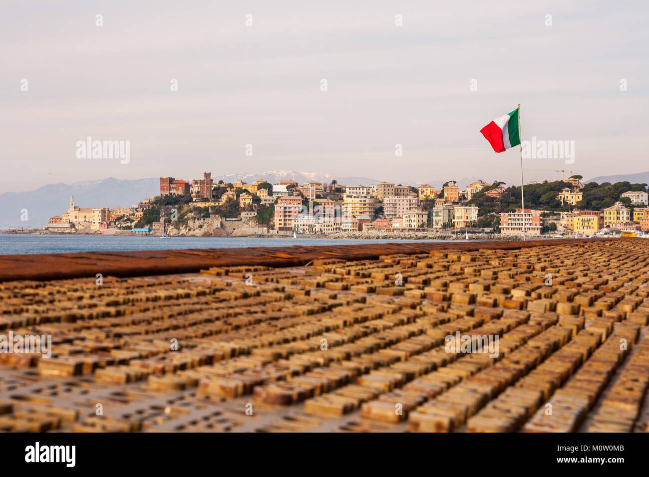 Genua Quarto, Genua, Ligurisches Meer, Ligurien, Italien Stockfoto