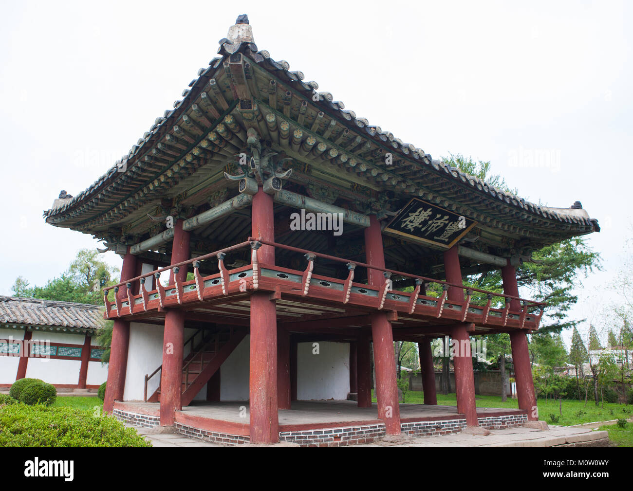 Ehemalige königliche Villa von Ri Song Gye Gründer der Choson Dynastie, Provinzen Süd-Hamgyong Provinz, Hamhung, Nordkorea Stockfoto
