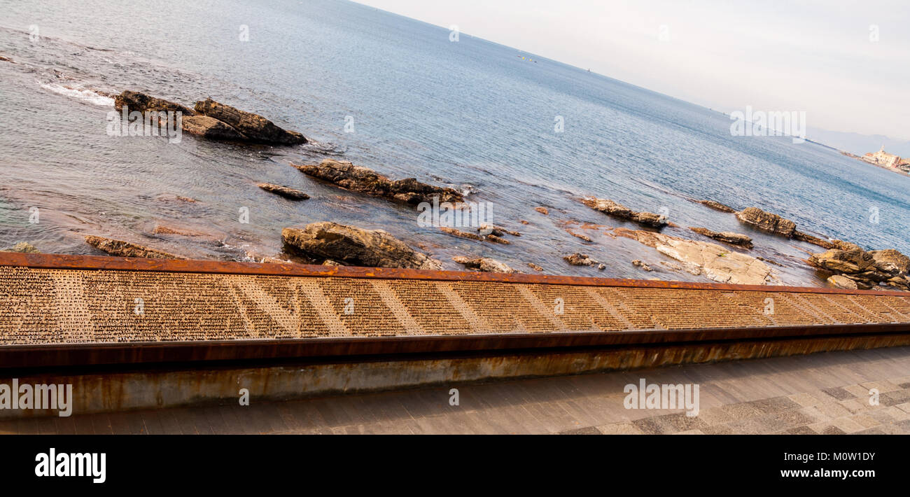 Genua Quarto, Genua, Ligurisches Meer, Ligurien, Italien Stockfoto