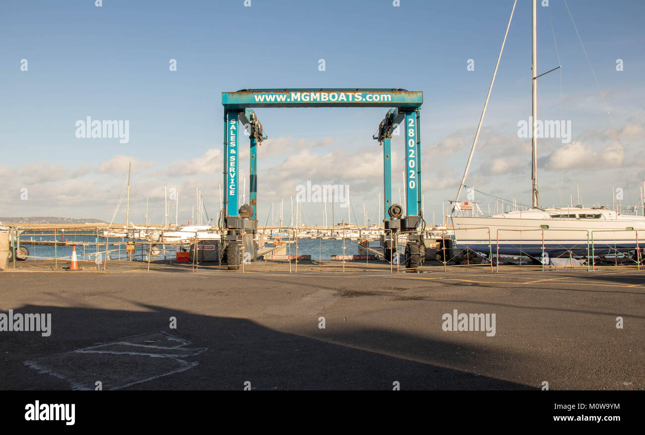 Dun Laoghaire Marina Stockfoto