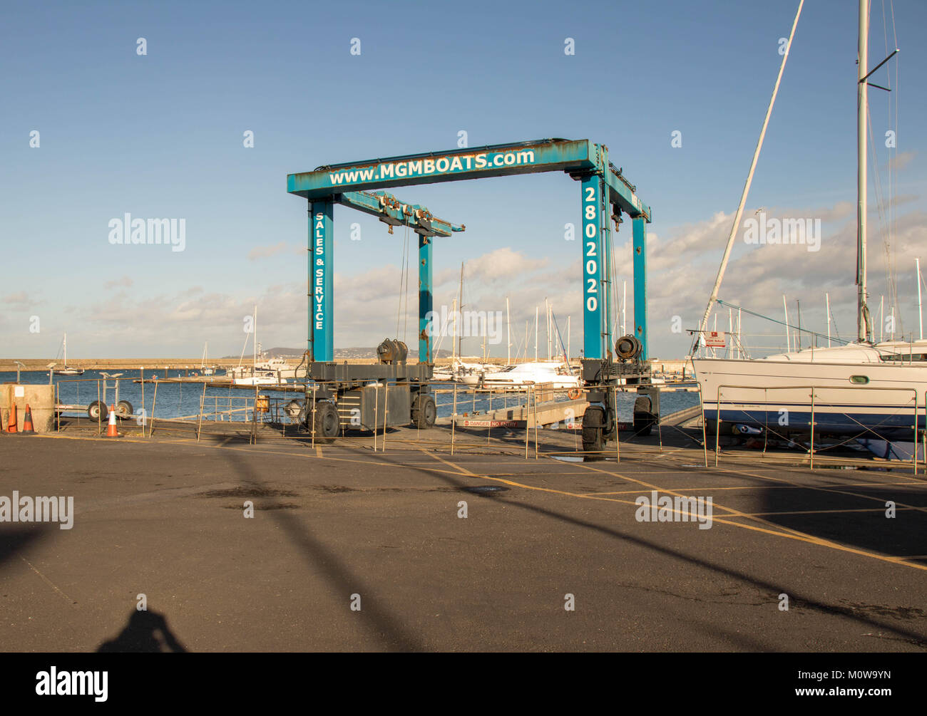 Dun Laoghaire Marina Stockfoto