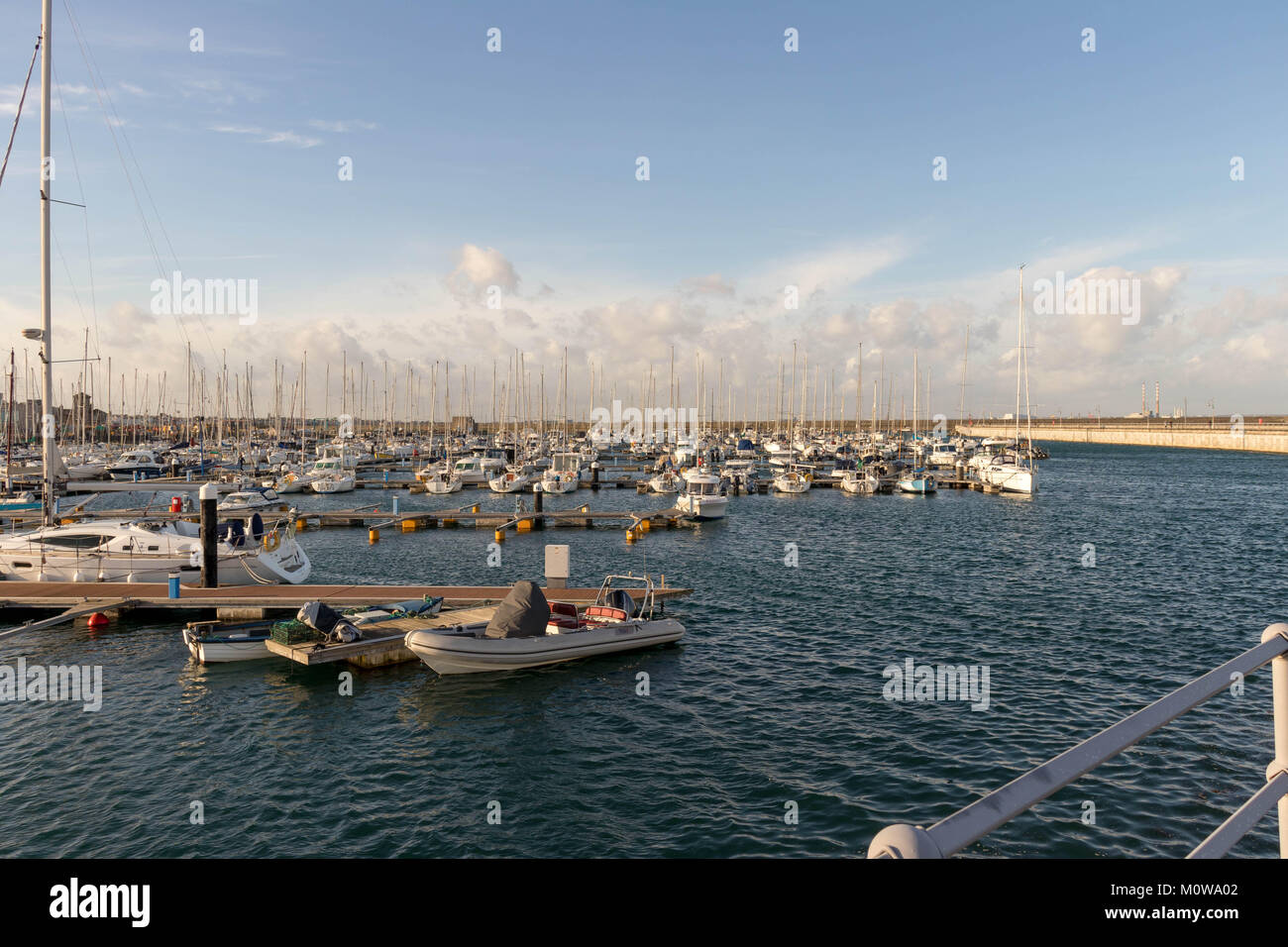Dun Laoghaire Marina Stockfoto