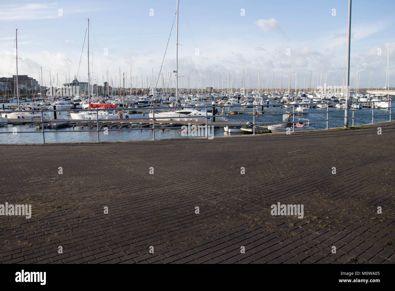 Dun Laoghaire Marina Stockfoto