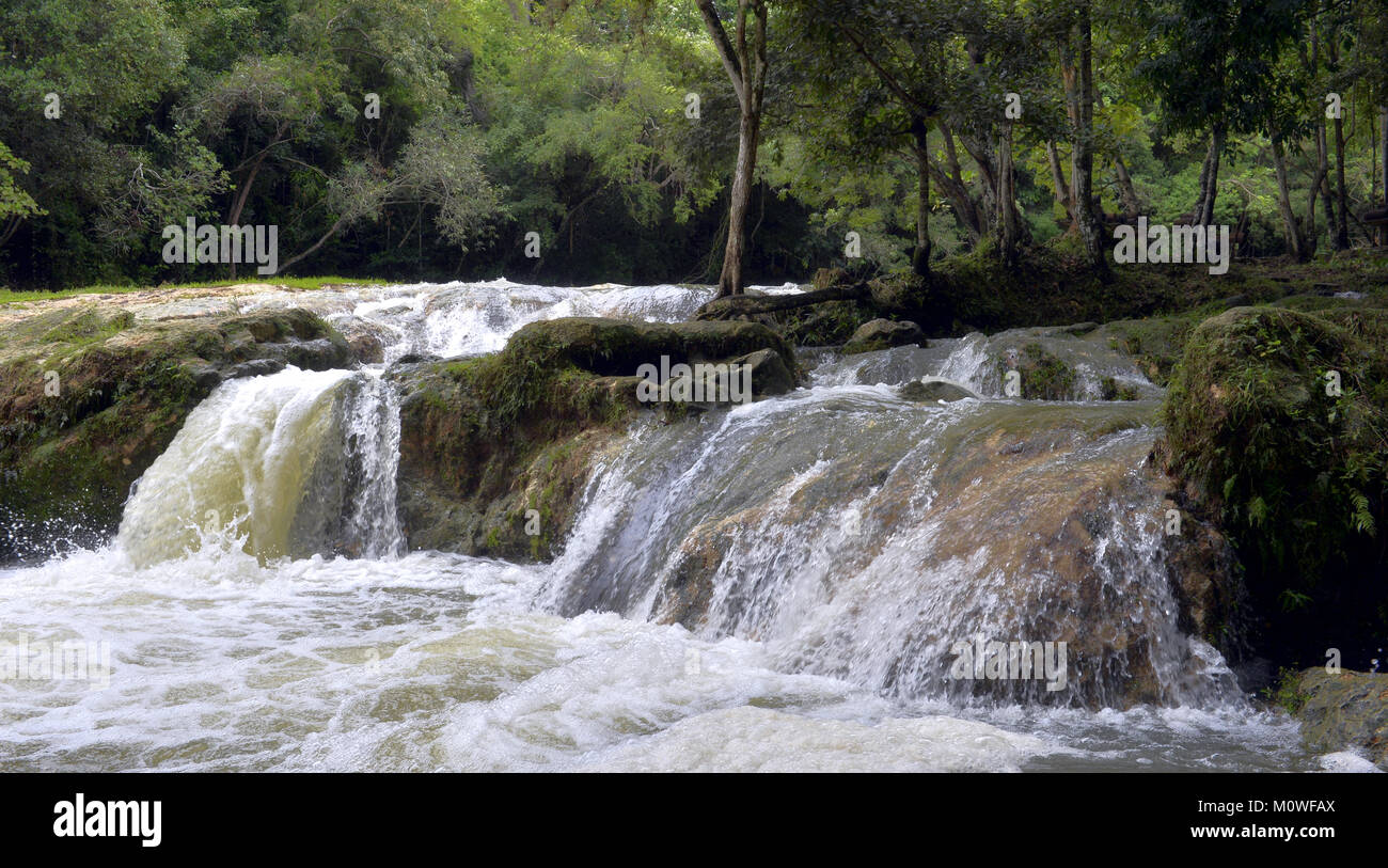 SOROA Wasserfall, der Sierra Rosario Biosphere Reserve, Pinar del Rio, Kuba Stockfoto