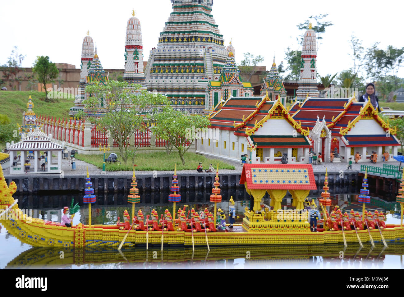 Johor, Malaysia - Apr 2013: eine Szene aus Legoland, Malaysia in Apr 2013 in Malaysia. Legoland Malaysia ist der erste Legoland in Asien. Stockfoto