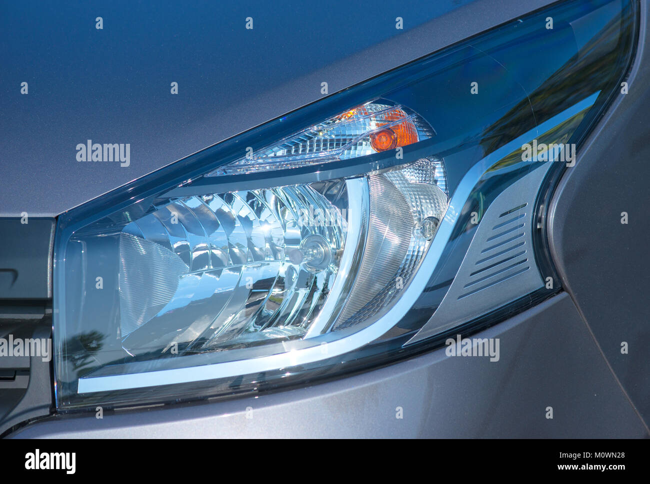 Autoscheinwerfer Stockfoto