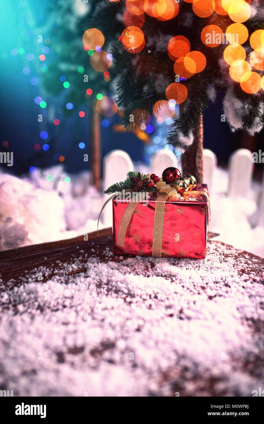 Weihnachtszauber - Winterzeit Stockfoto