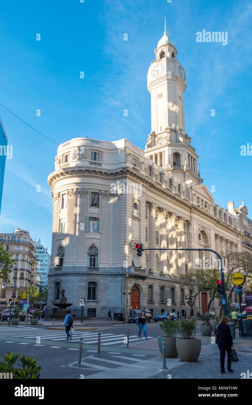Argentinien, Provinz Buenos Aires, Buenos Aires Stadt Gesetzgebung Gebäude, Peru Avenue, Legislatura de la Ciudad Stockfoto