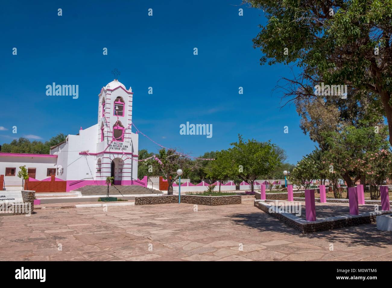 Argentinien, La Rioja provincia, Pasquia Kirche Stockfoto