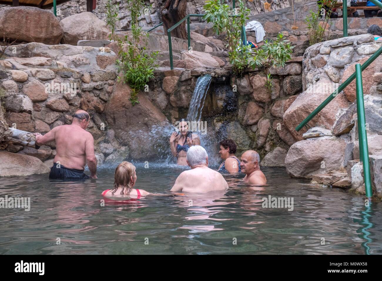 Argentinische, Provinz Catamarca, fiambala Thermalbäder Stockfoto