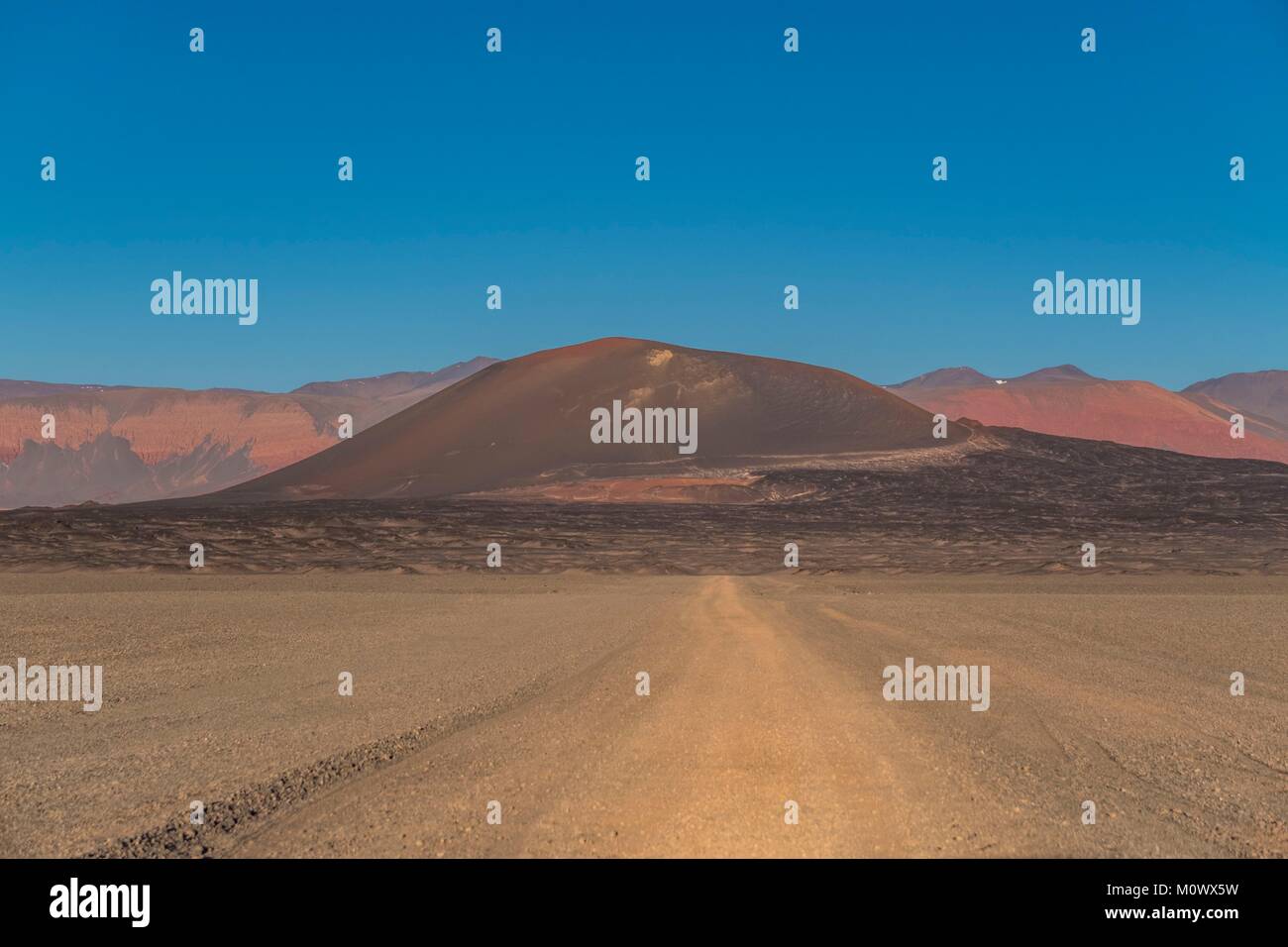 Argentinische, Provinz Catamarca, Puna Wüste, El Penon, Carachi Pampa Vulkan Stockfoto