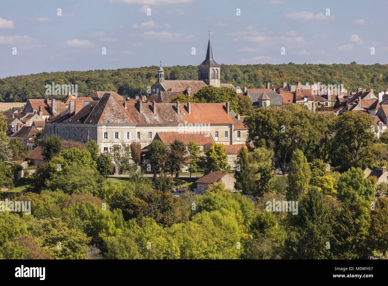 Frankreich, Cote d'Or, Flavigny sur Ozerain, "Les Plus beaux villages de France (Schönste Dörfer Frankreichs) Stockfoto