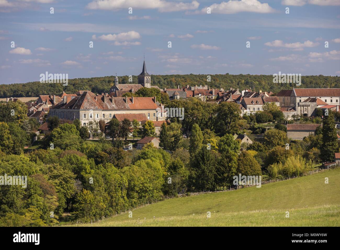 Frankreich, Cote d'Or, Flavigny sur Ozerain, "Les Plus beaux villages de France (Schönste Dörfer Frankreichs) Stockfoto