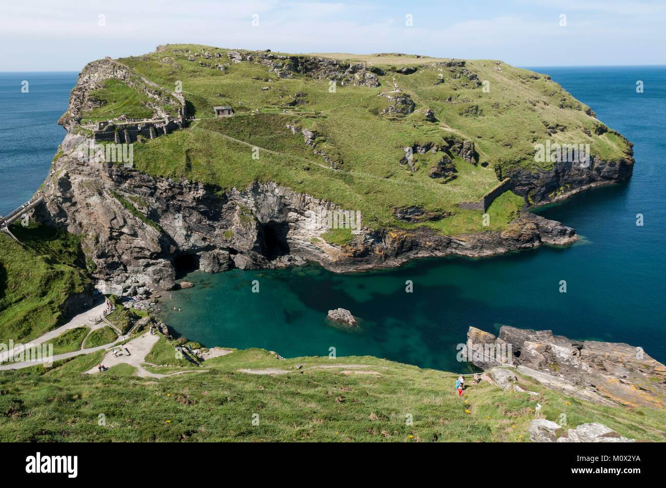 Vereinigtes Königreich, Cornwall, Tintagel, Tintagel Insel, Arthurian Legends Stockfoto