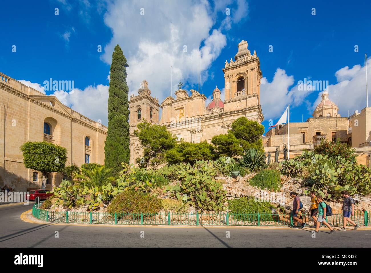 Malta, Valletta, als Weltkulturerbe von der UNESCO, der drei Städte, die Stadt Trogir, die Kirche des Hl. Laurentius von Birgu Stockfoto