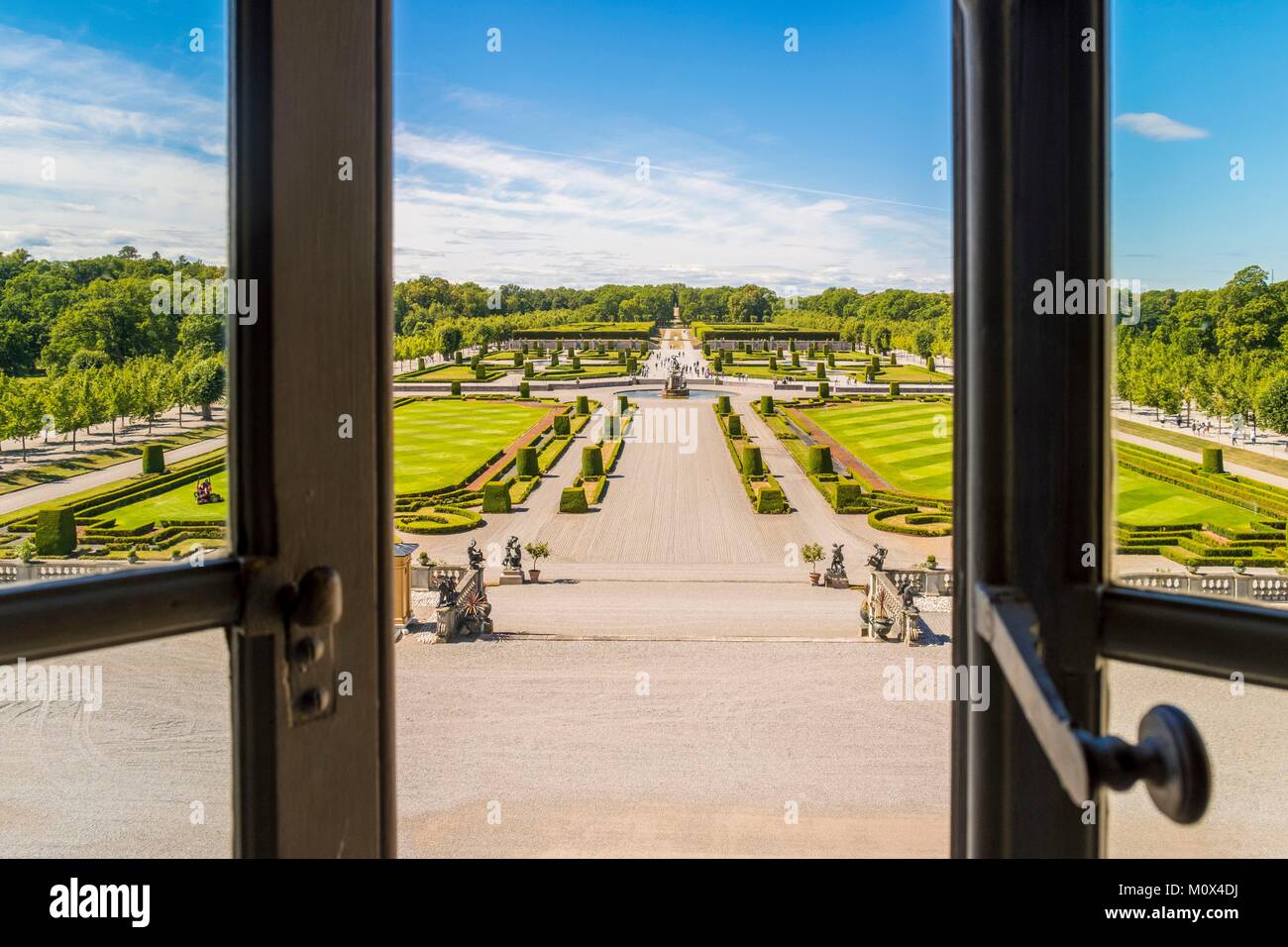 Schweden, Stockholm County, lovon Insel, See Malaren, Drottningholm Royal Estate, ein UNESCO Weltkulturerbe, Residenz der Schwedische Königliche Familie Stockfoto
