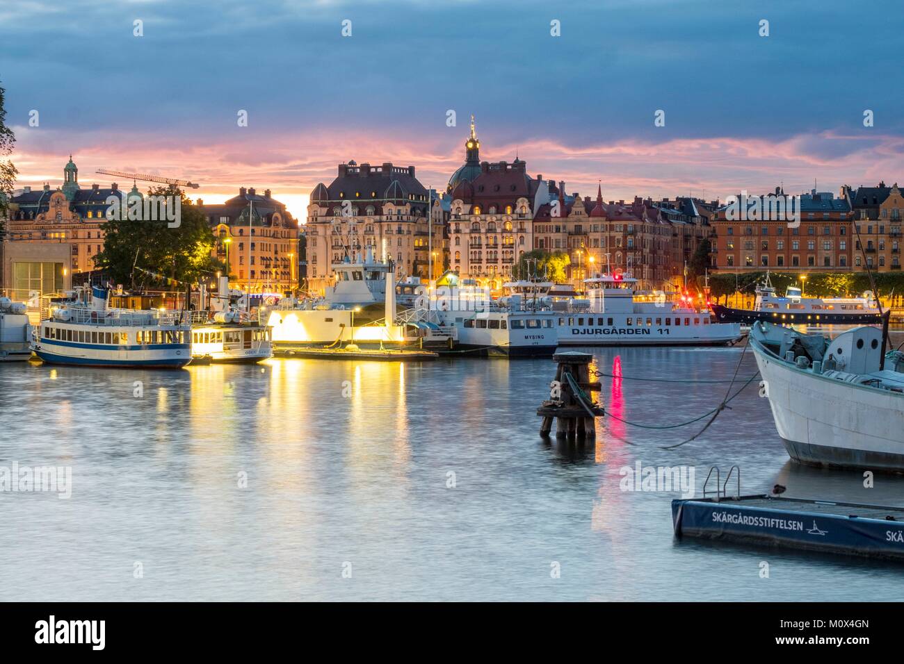 Schweden, Stockholm, Insel Gamla Stan, die Altstadt Stockfoto