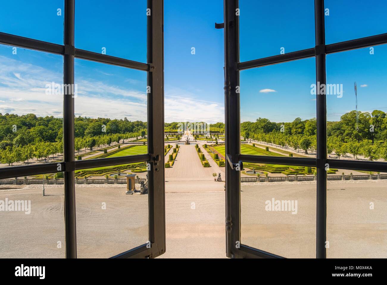 Schweden, Stockholm County, lovon Insel, See Malaren, Drottningholm Royal Estate, ein UNESCO Weltkulturerbe, Residenz der Schwedische Königliche Familie Stockfoto