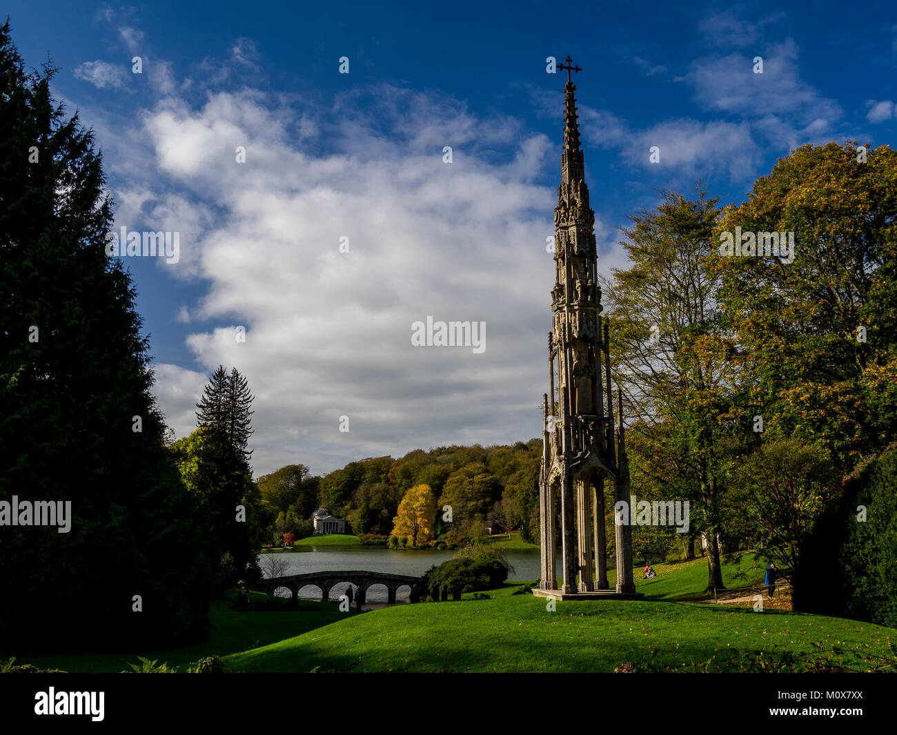 Bristol High Cross, Stourhead Gardens, Wiltshire, England Stockfoto