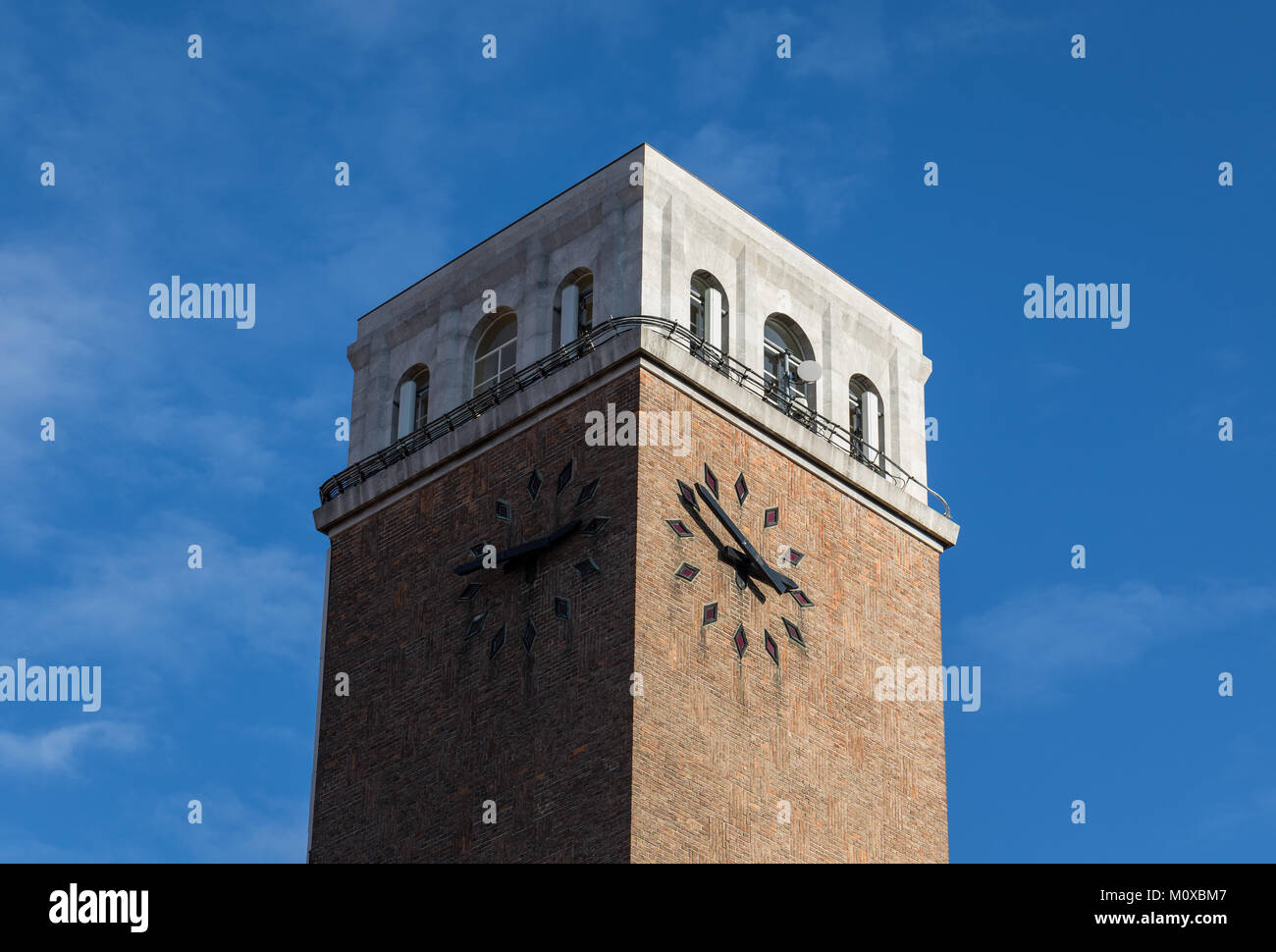 Town Clock Tower - Palazzo delle Poste, Görz, Friaul Julisch Venetien, Italien Stockfoto