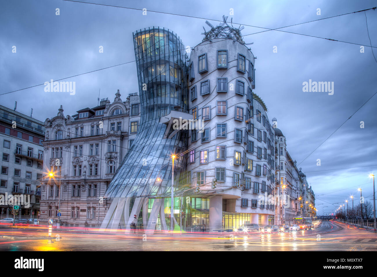 Tanzende Haus in Prag Stockfoto