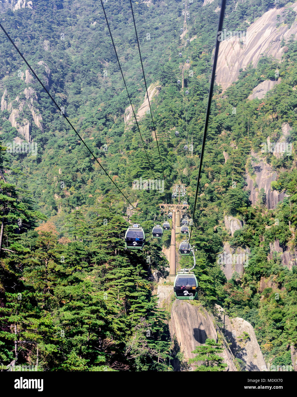 Huangshan, China. Wandern die Gelben Berge, Huangshan, China. Credit: Benjamin Ginsberg Stockfoto
