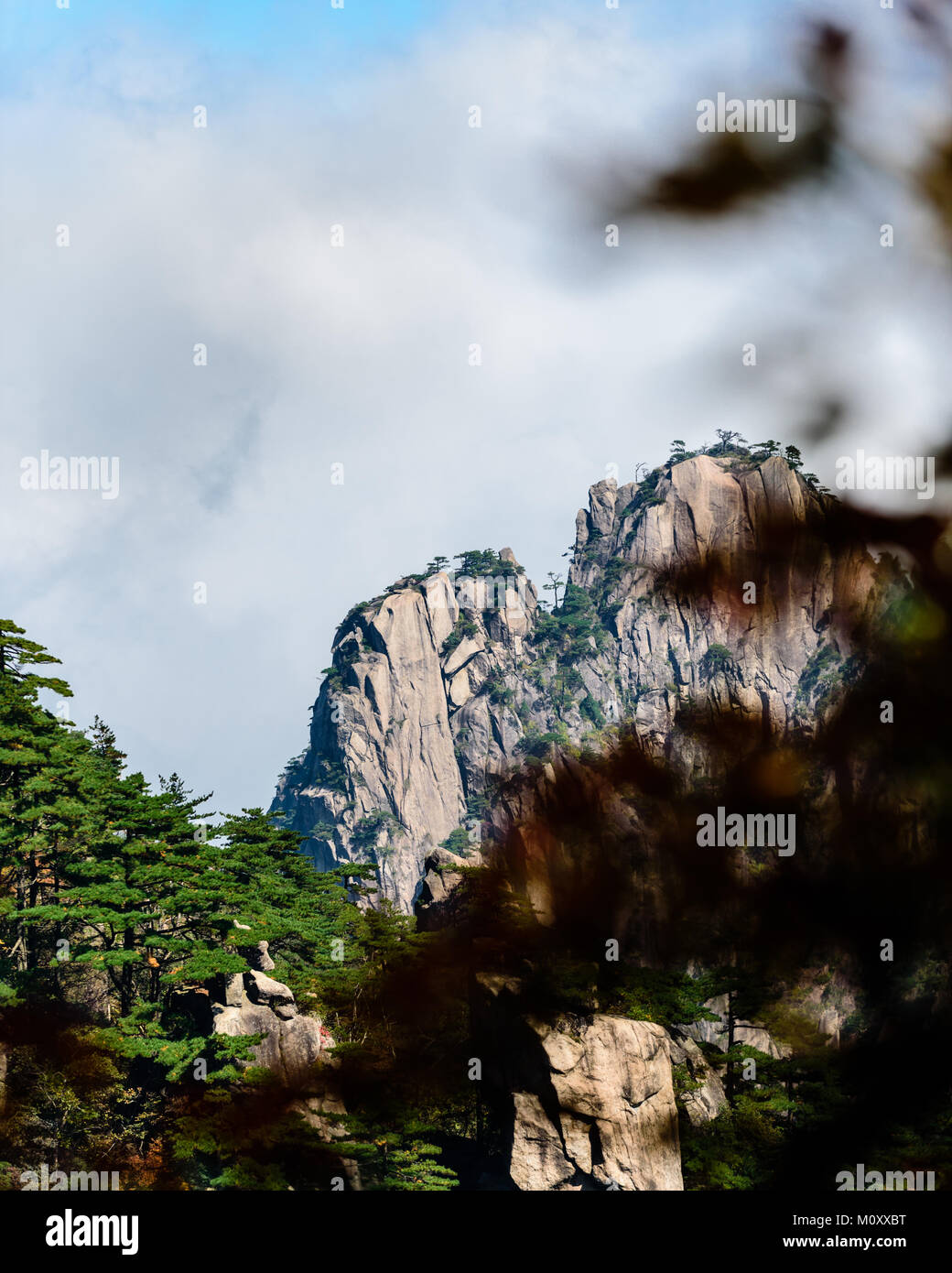 Huangshan, China. Wandern die Gelben Berge, Huangshan, China. Credit: Benjamin Ginsberg Stockfoto