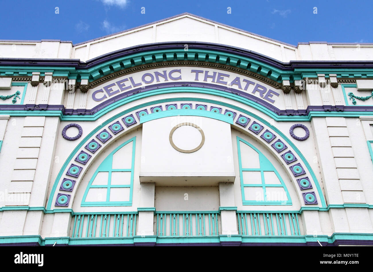 Historischen Geelong Theater auf Ryrie Straße, die 1911 gebaut wurde Stockfoto