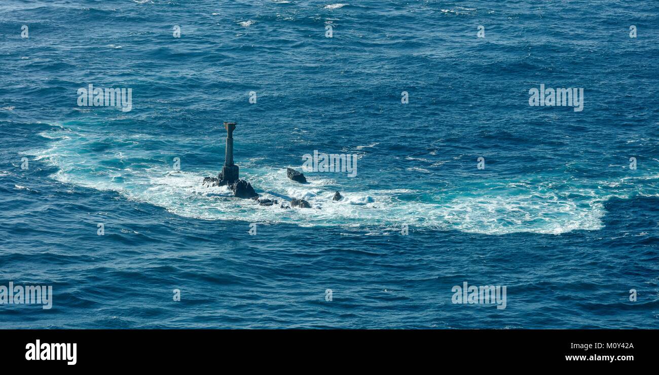 Frankreich, Finistere, Insel Ouessant (Luftbild) Stockfoto