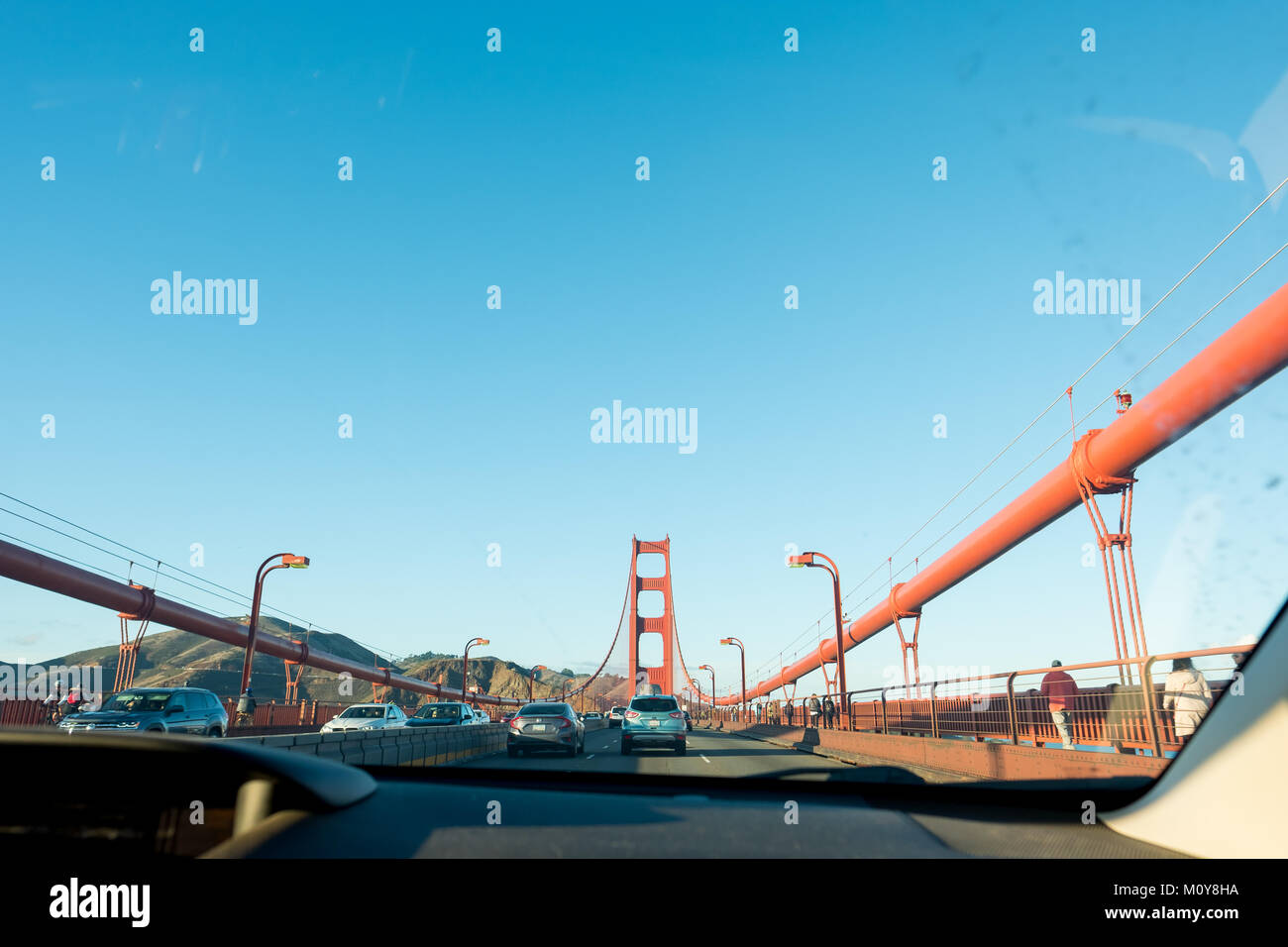 Golden Gate Braut in San Francisco Kalifornien Stockfoto