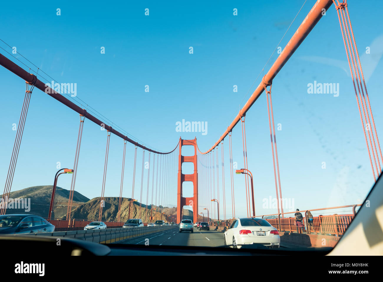 Golden Gate Braut in San Francisco Kalifornien Stockfoto