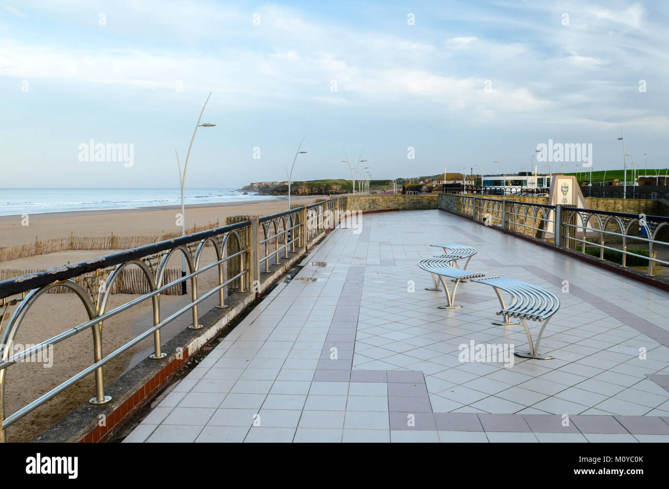 Obere Deckway der Arcade im Amphitheater, South Shields entfernt Stockfoto