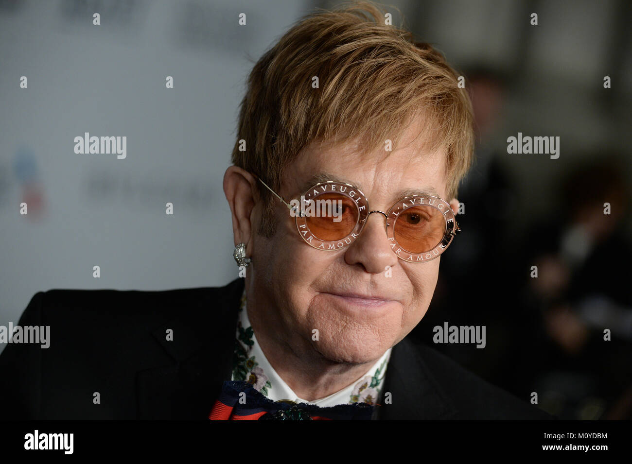 Sir Elton John besucht die 25. jährliche Elton John AIDS Foundation New York fallen Gala am 7. November 2017. Stockfoto