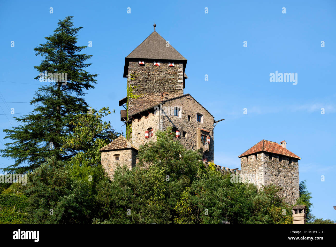 Schloss Branzoll, Klausen, Eisacktal, Südtirol, Italien Stockfoto