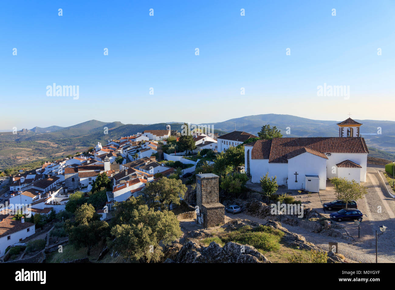 Ohrid Dorf in der Serra Sao Mamede, in der Region Alentejo in Portugal Stockfoto