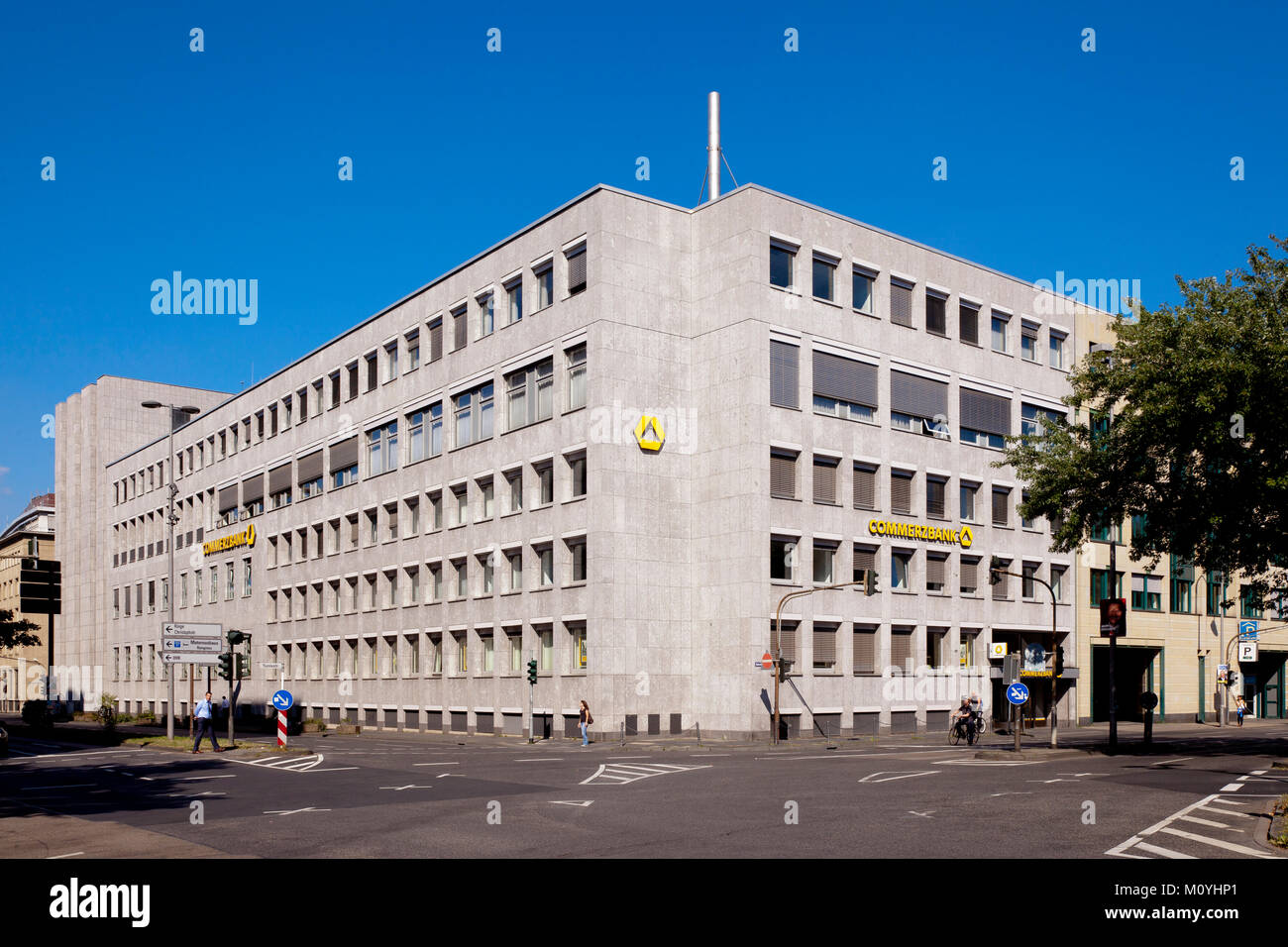 Deutschland, Köln, der Commerzbank im Financial District. Deutschland, Koeln, sterben die Commerzbank im Bankenviertel. Stockfoto