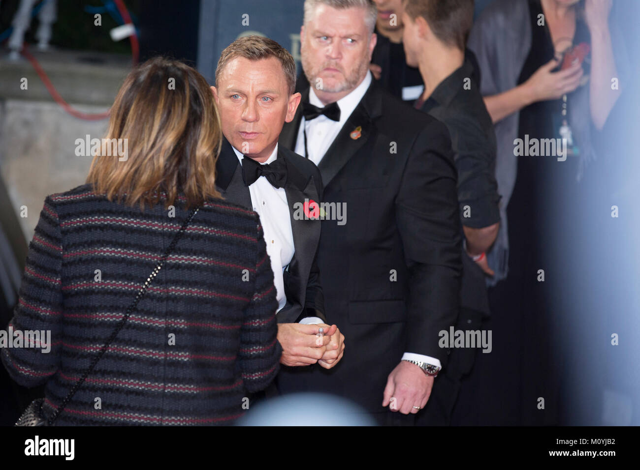 London, UK, 26. Oktober 2015, Daniel Craig besucht die Weltpremiere des pectre' in der Royal Albert Hall. Mariusz Goslicki/Alamy Stockfoto