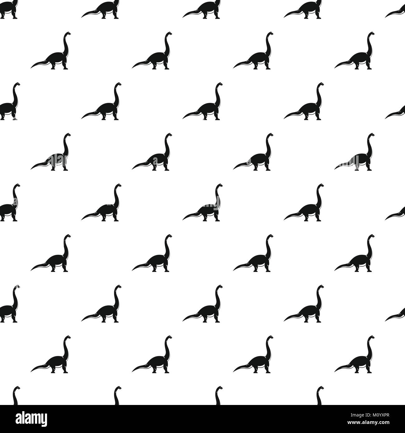 Gallimimus Dinosaurier Muster Vektor Stock Vektor