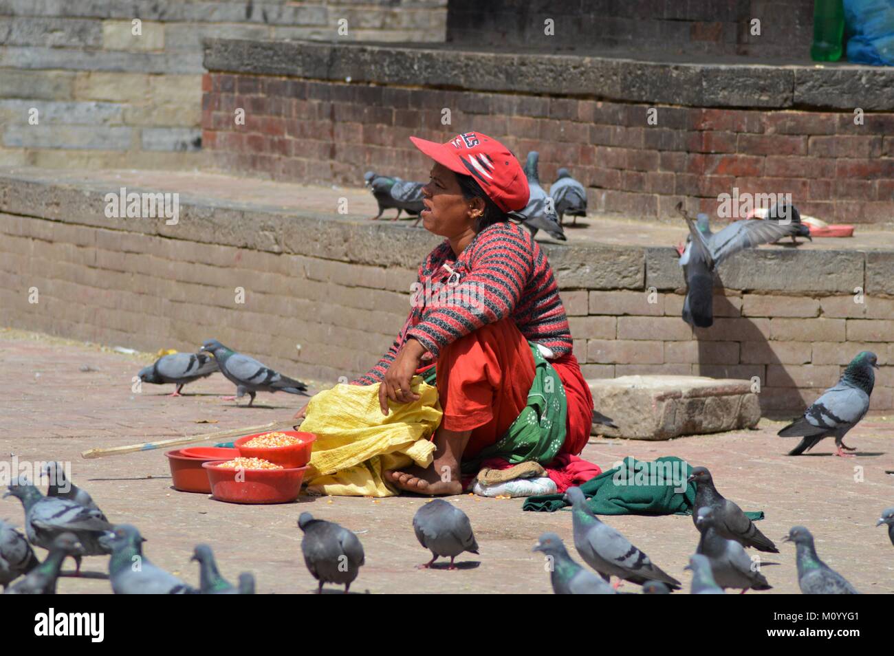 Durbar Square, Kathmandu Stockfoto