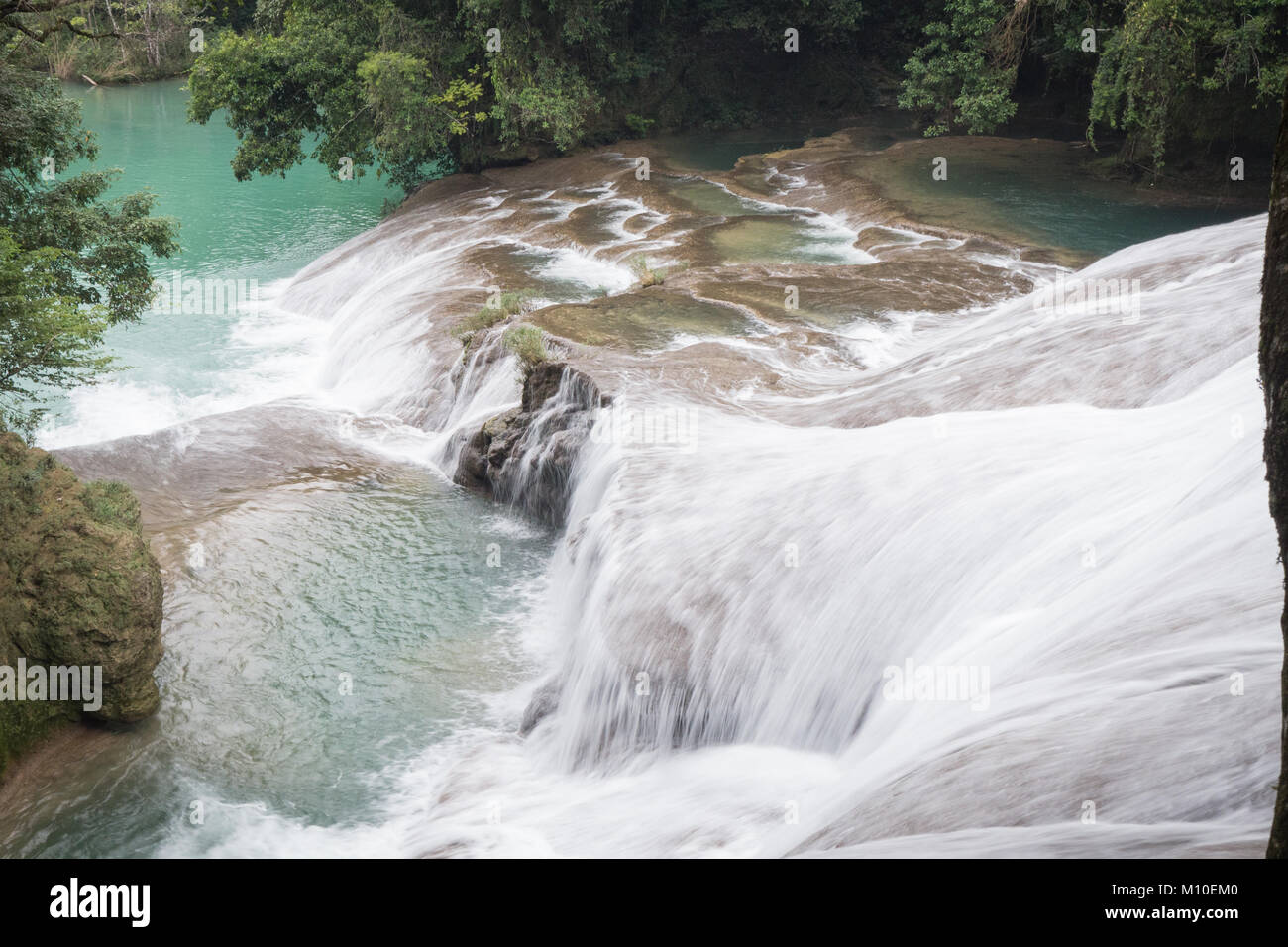 Roberto Barrio Wasserfälle kaskaden, Palenque, Mexiko Stockfoto