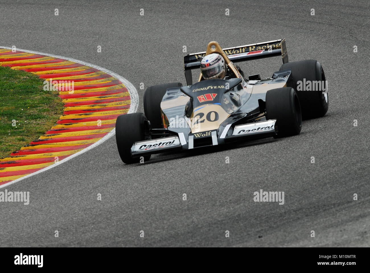 Mugello am 1. April 2007 Unbekannte laufen auf klassische F1Wagen