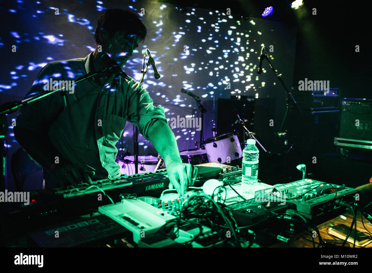 Die britische Alternative Rock Band Spektrum führt ein Live Konzert in Kopenhagen Psych Fest 2016. Hier Sänger, Komponist und Musiker Peter Kember ist live auf der Bühne gesehen. Dänemark, 15/07 2016. Stockfoto