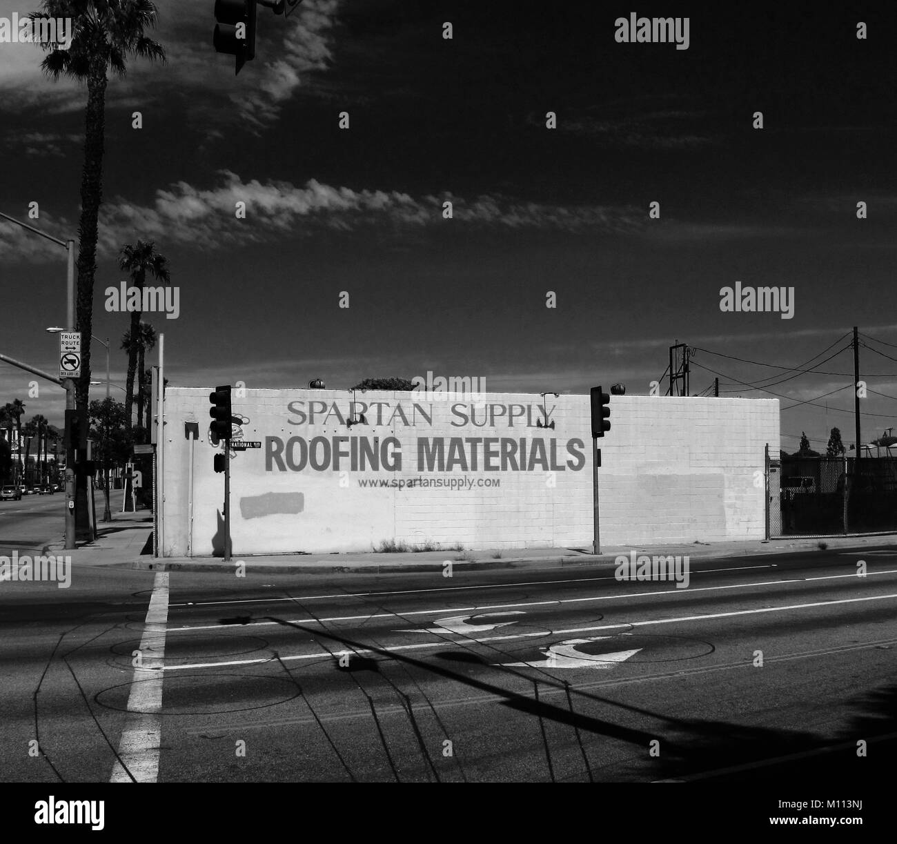 Zeichen in Los Angeles Kalifornien Nordamerika Stockfoto