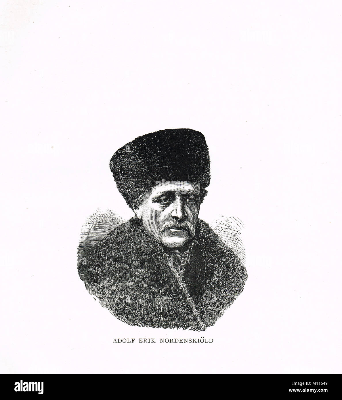 Adolf Erik Nordenskiöld, Arctic explorer Stockfoto