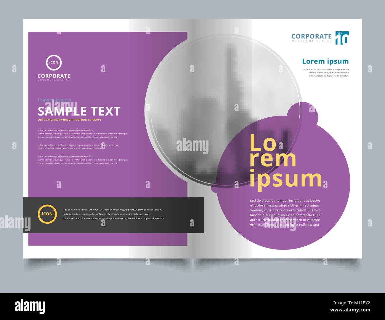 Broschure Layout Design Vorlage Geometrische Kreis Jahresbericht Flyer Werbung Poster Magazin Geschaft Fur Hintergrund Leere Raum Pu Stock Vektorgrafik Alamy