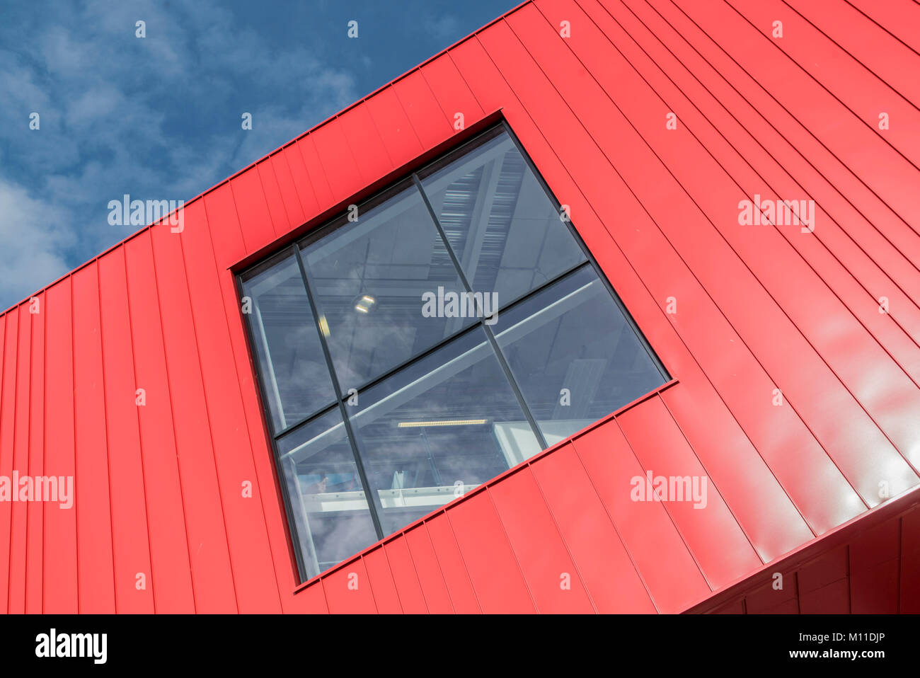 Millbay Academy, Plymouth. Vor Ort bekannt als das Rote Haus: PHILLIP ROBERTS Stockfoto