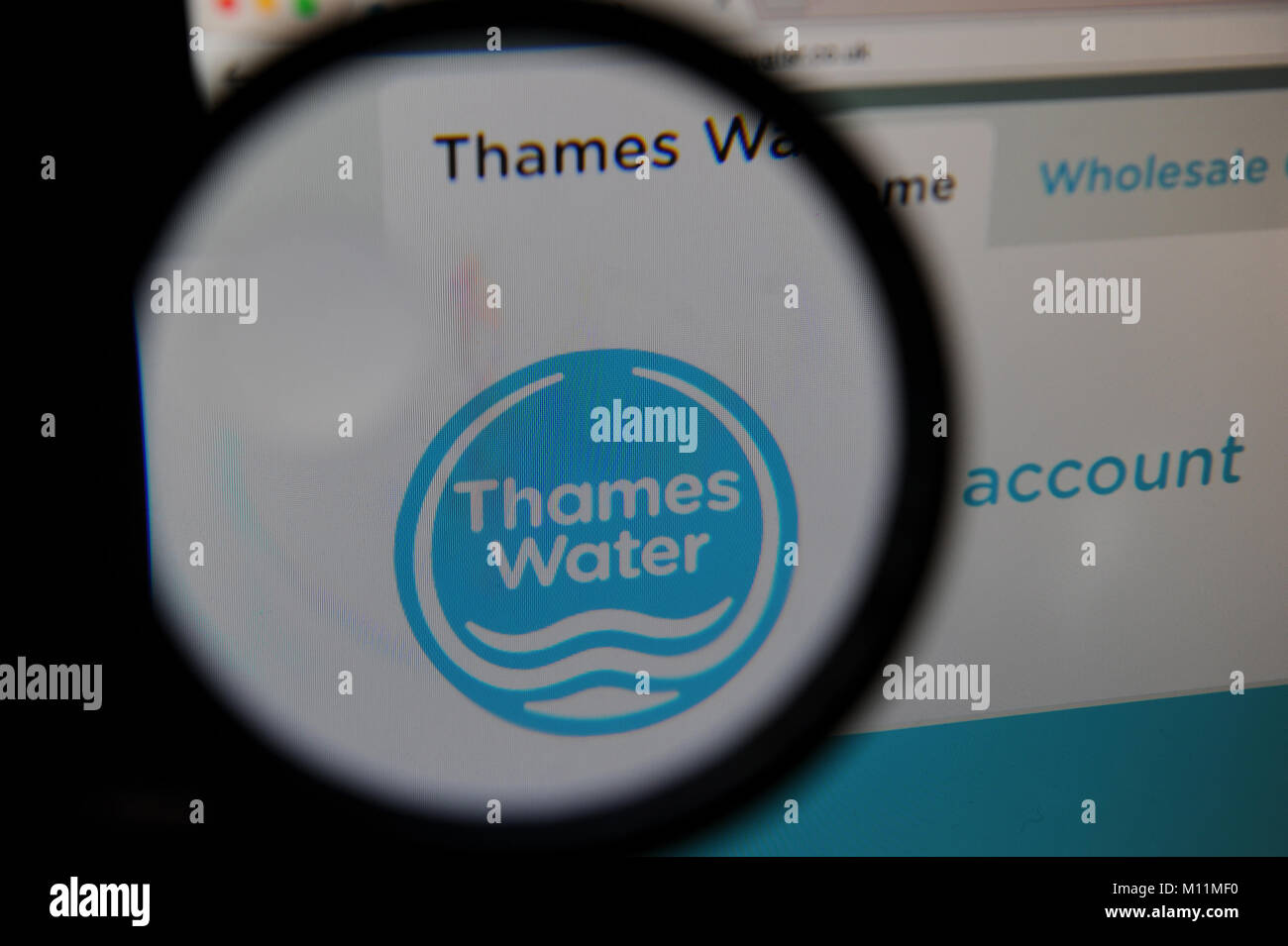 Thames Water Stockfoto