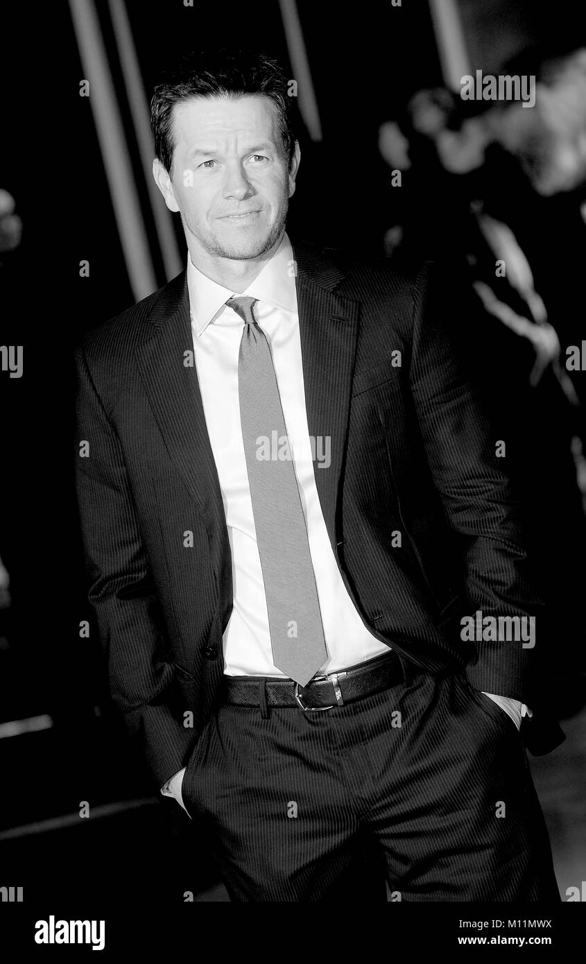 Mark Wahlberg besucht die UK Premiere von Daddy's Home bei Vue Leicester Square in London. 9. Dezember 2015 © Paul Treadway Stockfoto